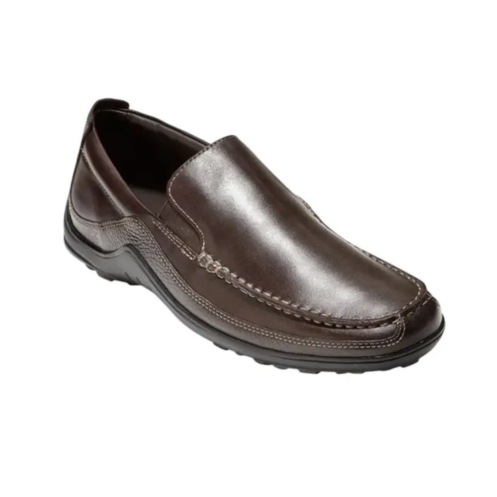 Cole Haan Men's Tucker Brown Leather Venetian Slip-On Loafer Shoes Size 13
